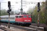  Bgelfalte  115 350-1 im Zubringerdienst fr den Mnchner Hbf.