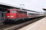 115 459-0 mit IC 2049 von Hannover nach Leipzig beim Halt in Magdeburg Hbf auf Gleis 7.