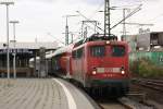 115 205 mit einem PBZ in Gelsenkirchen HBF am 17.07.2011.