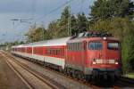 Die 115 346 zieht am 18.9.11 den AZ 13373 zur Bereitstellung nach Dsseldorf Hbf durch Dsseldorf-Angemund.