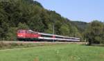 115 278-4 mit dem IC 187 (Stuttgart Hbf-Zrich HB) bei Sulz 9.9.12