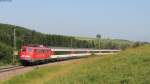 115 350-1 mit dem IC 181 (Frankfurt(Main)Hbf-Zrich HB) bei Aldingen 6.7.13