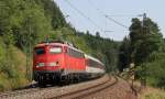 115 346-9 mit dem IC 186 (Zrich HB-Stuttgart Hbf) bei Talmhle 14.7.13