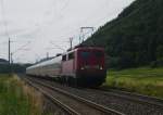 115 205-7 zieht am 10.07.13 den 411 001  Neustadt an der Weinstraße  durch Remschütz 