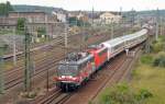 115 509 bespannte am 08.07.14 den PbZ 2466 von Leipzig nach Berlin.