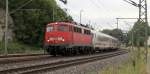 115 459-0 zieht Pbz 2487 auf der Fahrt nach München und passiert hier Bad Kösen.
19.06.2014