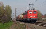 115 198 bespannte am 05.04.16 den PbZ 2467 von Berlin nach Leipzig.