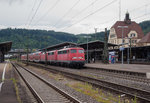 115 459 mit PBZ 2461 nach München.Aufgenommen im Bahnhof Plochingen am 2.7.2016.