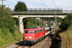 115 448-3 mit dem IC 181 (Stuttgart Hbf-Zürich HB) bei Hattingen 4.8.16