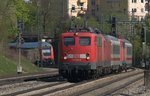 115 261 zieht am 30.04.16 den samstäglichen PbZ aus Stuttgart am Münchner Heimeranplatz