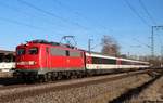 115 114 mit dem IC 183 in Eutingen am 10.12.16.