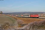 115 448-3 mit dem IC 284 (Zürich HB-Stuttgart Hbf) bei Eutingen 25.2.17