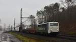 Die 139 von Railadventure durchfährt mit der Überführung eines SBB Twindexxes Langenselbold in Richtung Hanau. Aufgenommen am 2.2.2019 13:10