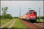 139 309 ist unterwegs nach Karlsruhe. Aufgenommen am 14.Mai 2008 bei Wiesental.