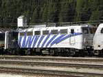 139 310-7 in einen Lokomotionzug im Bahnhof Brenner