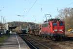 139 562-3 mit Autoleerzug in Kln West am 19.03.11