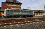Die Railadventure Lok 139 558-1 in Mosbach im Werksanschlu am Samstag den 7.