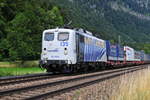 Die Lokomotion 139 135 im Inntal bei Niederaudorf am 05.07.17 kurz vor Kufstein.