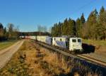 139 135 + 185 663 mit DGS 41857 am 24.12.2015 bei Hörafing.