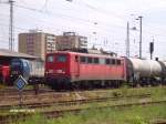 140 712 steht mit ein Kesselzug in Eisenhttenstadt weil die G2000 vorrang hat.06.06.07