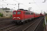 Die 140 808-7 in Halle (Saale) am 05,07,10