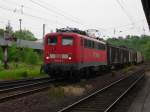 140 572-9 bei der Durchfahrt in Altenburg am 26.05.10.