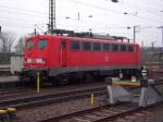 140 808-7 abgestellt am 05.01.2013 in Karlsruhe Hbf.