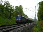 Am 27.05.13 fuhr die PRESS 140 038 mit einem Kesselzug durch Jssnitz, Schublok war 118 770 der MTEG.