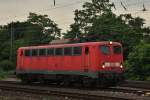 140 837-6 beim Rangieren von Neuss Hbf nach Neuss Gbf am 28.06.13.