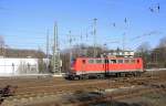 140 837-6 DB rangiert in Aachen-West. Aufgenommen vom Bahnsteig in Aachen-West. 
Bei schönem Frühlingswetter am Nachmittag vom 12.3.2015.