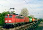 140 569 mit IKS 50584 (Hamburg-Waltershof–Mannheim Rbf) am 13.04.2007 in Laudenbach (Bergstrae)