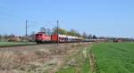 140 459 mit einem EK am 15.04.2015 kurz hinter Bruchmühlen