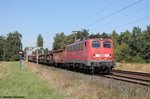 140 858-2 DB mit Mischer bei Woltorf am 25.08.2016