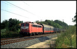 140274 verläßt hier auf der  Rollbahn  am 14.9.1997 gerade Hasbergen in Richtung Münster.