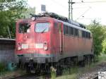 140 645-3 abgestellt nahe des Bahnhofes Pressig-Rothenkirchen am 6.