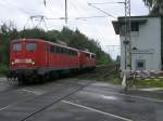 140 788-1 und 140 766-7 fahren LZ nach Wanne Eickel Hbf.(20.08.2008)