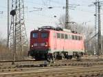 DB 140 043-1 beim Rangieren in Gremberg am 29.1.2011