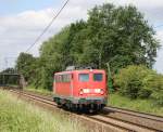 140 681-8 fhrt am 03.06.'11 als LZ durch Ahlten