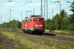 Bei meinem ersten Besuch in Lintorf am 02.08.11 kommt 140 432-6 schn langsam und fotogen an den wartenden Fotografen vorbei.