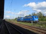 Am 16.05.2012 fuhren dann 140 038 und 140 037 Lz aus Stendal in Richtung Magdeburg.