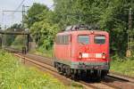 140 535 am 6.8.12 als Lz in Hannover-Ahlten.