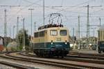 140 423 am 11.04.2014 beim Umsetzen im Bahnhof von Lichtenfels.