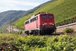 140 214-8 als Tfzf in Fahrtrichtung Norden. Aufgenommen am 03.10.2013 bei Boppard.