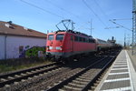 BR 140 im Unteren Bf Delitzsch 21.04.2015