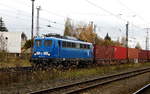 Am 10.11.2017 fuhr die 140 017-5 von METRANS (PRESS) von Hamburg nach Stendal und weiter nach Leipzig .