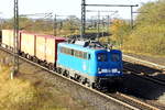 Am 17.11.2017 fuhr die 140 017-5 von METRANS (PRESS) von Hamburg nach Stendal und weiter nach Leipzig .