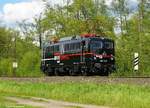 Bei einem Kurbesuch an der Nord-Süd-Strecke gelang dieser Nachschuss auf die schöne private 140 bei Unterhaun.