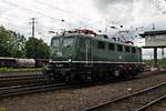 141 228-7 am 18.06.2016 vom Eisenbahnmuseum Darmstadt-Kranichstein auf der Fahrzeugparade des Sommerfestes vom DB Museum in Koblenz Lützel und zeigte sich den Zuschauern.