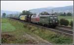 Fr die Plandampfveranstaltung  ber´n Buckel  Ende September 2007 im Kraichgau verkehrte am 28.09.2007 ein Sonderzug aus Darmstadt-Kranichstein, welcher Loks und Wagen zur Veranstaltung