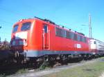 Der Knallfrosch BR 141 083-6 aus Niedersachsen steht, nach dem 25. Februar 2006 im bay. Eisenbahnmuseum in Nrdlingen. Foto: Sonntag, 08.10.06.